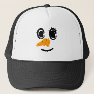 Sneeuwman Gezicht ; Bijpassend DAD Cadeau Trucker Pet
