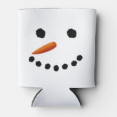 Sneeuwman Gezicht Koelbox Blikjeskoeler (Voorkant)