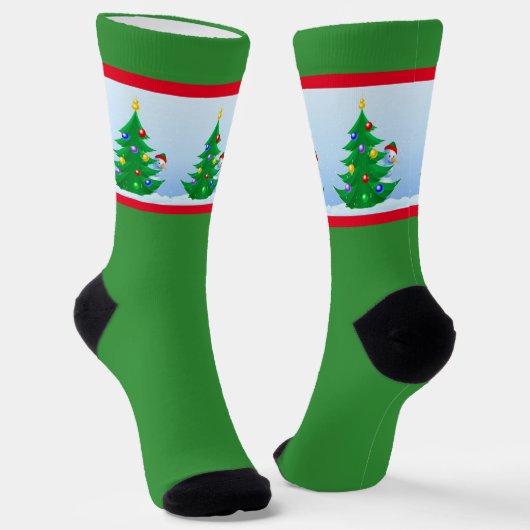 Sneeuwman gluurt sokken (Gebogen)