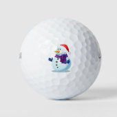sneeuwman golfballen (Voorkant)