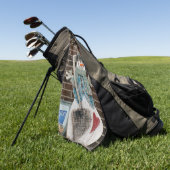 Sneeuwman Golfhanddoek (Groen)