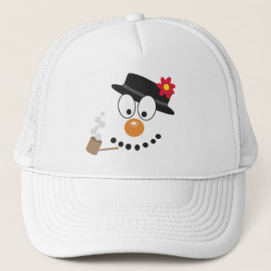 Sneeuwman Grappige Schattigee Kerst Nieuwigheid Tr Trucker Pet