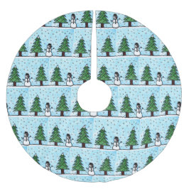 Sneeuwman Groeten Kerstboom Rok