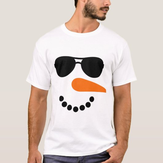 Sneeuwman Halloween kostuum T-shirt (Voorkant)