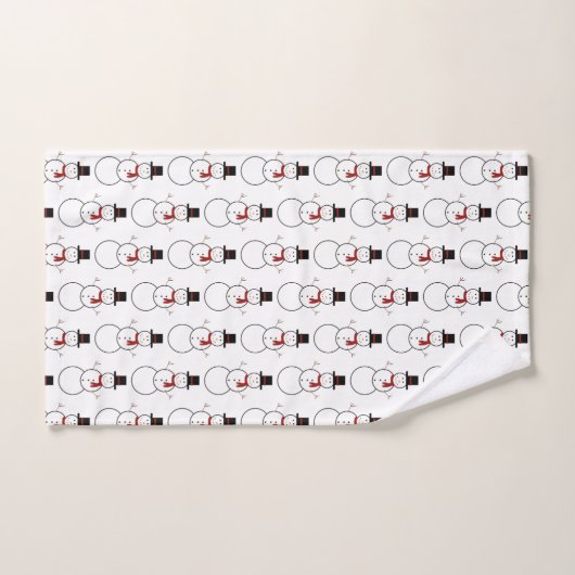 Sneeuwman handdoek set (Handdoek)