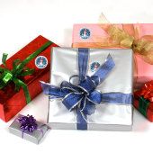  sneeuwman "Happy Snow Days" Sticker