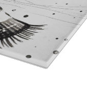 Sneeuwman heerlijke tijd van de dag om te koken snijplank (Hoek)