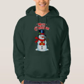 Sneeuwman (heilige hoed) hoodie (Voorkant)
