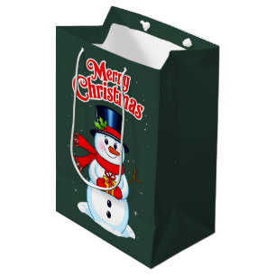 Sneeuwman (heilige hoed) medium cadeauzakje