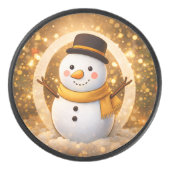 Sneeuwman Hockey Puck (Voorkant)