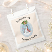 Sneeuwman Holly We Wish You Joy Holiday Bedankzakje (Geknipt)