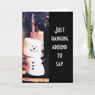 SNEEUWMAN HOOPT DAT VAKANTIE "A - OK" IS KAART