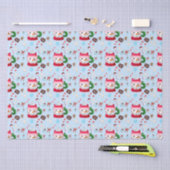 Sneeuwman Hot Chocolade Plezier Tissuepapier (Craft)