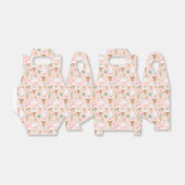 Sneeuwman Ice Cream Cones kerstpatroon Bedankdoosjes (Uitgevouwen)