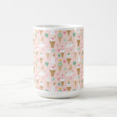 Sneeuwman Ice Cream Cones kerstpatroon Koffiemok (Center)