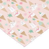 Sneeuwman Ice Cream Cones kerstpatroon Korte Tafelloper (Hoek)