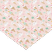 Sneeuwman Ice Cream Cones kerstpatroon Tafelkleed (Gekanteld)