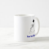 Sneeuwman IJs Baby Koffiemok (Voorkant rechts)