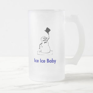 Sneeuwman IJs Baby Matglas Bierpul