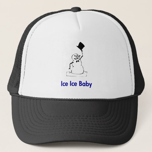 Sneeuwman IJs Baby Trucker Pet (Voorkant)