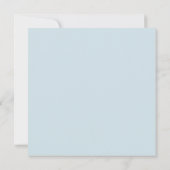 Sneeuwman IJsblauw Winterwonderland (Achterkant)