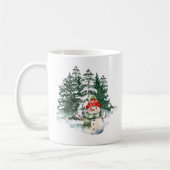 Sneeuwman in de Sneeuw Koffiemok (Links)