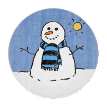 Sneeuwman in de zonneschijn