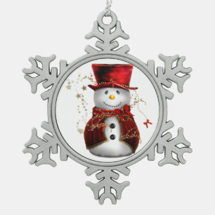 Sneeuwman in een Ornament met de hoogste hak
