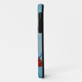 Sneeuwman in een sneeuwWereldbol Case-Mate iPhone Case (Achterkant/links)