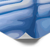 Sneeuwman in het nachtkamp poster (Hoek)