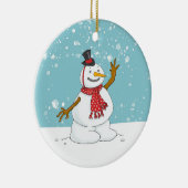 Sneeuwman in het Ornament (Rechts)