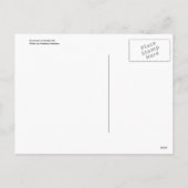 Sneeuwman in Santa Hat Feestdagenkaart (Achterkant)