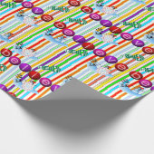 Sneeuwman inpakpapier geloof (Hoek)