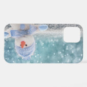 Sneeuwman iPhone Hoesje (Achterkant horizontaal)