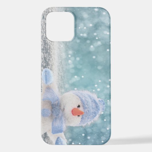 Sneeuwman iPhone Hoesje (Achterkant)