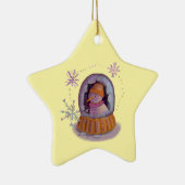 sneeuwman keramisch ornament (Rechts)