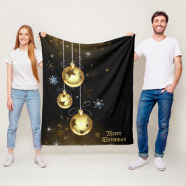 Sneeuwman Kerst Elegante Winter Feestdagen Fleece Deken