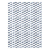 Sneeuwman Kerst Elegante Winter Feestdagen Tafelkleed (Voorkant)