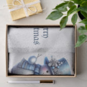 Sneeuwman Kerst Elegante Winter Feestdagen Tissuepapier (Geschenk)