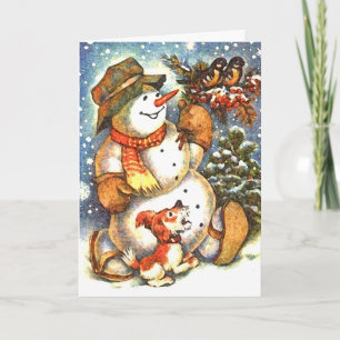 Sneeuwman Kerst Kaarten