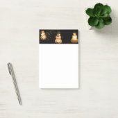 Sneeuwman Kerst Licht Show Post-it® Notes (Kantoor)