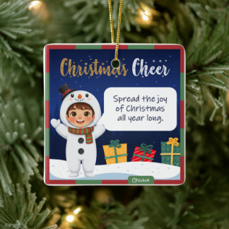 Sneeuwman Kerst Ornament