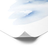 Sneeuwman Kerst Poster (Hoek)
