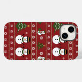 Sneeuwman Kerst T-shirt Vakantie Winter Trui Stijl Case-Mate iPhone Case (Achterkant (horizontaal))