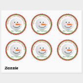 Sneeuwman Kerst Vakantie Stickers (Vel)