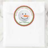 Sneeuwman Kerst Vakantie Stickers (Tas)