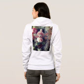 Sneeuwman Kerst Zip Hoodie (Achterkant volledig)
