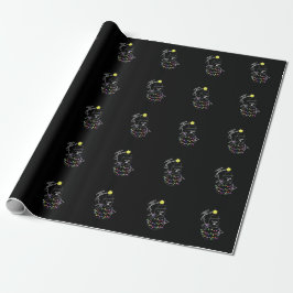 Sneeuwman Kerstboom Cadeaupapier