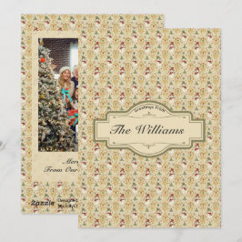  Sneeuwman & Kerstboom Custom Feestdagenkaart