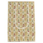  Sneeuwman & Kerstboom Custom Medium Cadeauzakje (Achterkant)